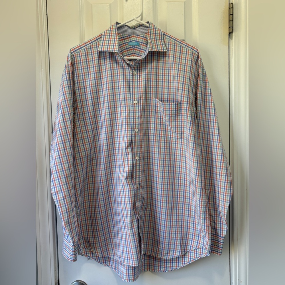 J.McLaughlin Men's Button Down Dress Shirt Size M‎